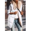 imagePRETTYGARDEN Womens 2025 Fall Reversible Vests Sleeveless Fleece Jacket Zip Up Hoodie Pockets Long Warm Winter Coat OuterwearWhite