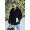 imagePRETTYGARDEN Womens Fashion Winter Coat Sherpa Fleece Faux Fur Shearling Oversized Trendy Jackets Warm OuterwearBlack