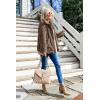 imagePRETTYGARDEN Womens Fashion Winter Coat Sherpa Fleece Faux Fur Shearling Oversized Trendy Jackets Warm OuterwearCoffee