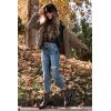 imagePRETTYGARDEN Womens Fashion Winter Coat Sherpa Fleece Faux Fur Shearling Oversized Trendy Jackets Warm OuterwearCoffee