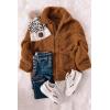 imagePRETTYGARDEN Womens Fashion Winter Coat Sherpa Fleece Faux Fur Shearling Oversized Trendy Jackets Warm OuterwearGolden