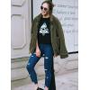 imagePRETTYGARDEN Womens Fashion Winter Coat Sherpa Fleece Faux Fur Shearling Oversized Trendy Jackets Warm OuterwearGreen
