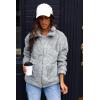 imagePRETTYGARDEN Womens Fashion Winter Coat Sherpa Fleece Faux Fur Shearling Oversized Trendy Jackets Warm OuterwearGrey