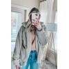 imagePRETTYGARDEN Womens Fashion Winter Coat Sherpa Fleece Faux Fur Shearling Oversized Trendy Jackets Warm OuterwearGrey
