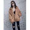 imagePRETTYGARDEN Womens Fashion Winter Coat Sherpa Fleece Faux Fur Shearling Oversized Trendy Jackets Warm OuterwearKhaki