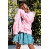 imagePRETTYGARDEN Womens Fashion Winter Coat Sherpa Fleece Faux Fur Shearling Oversized Trendy Jackets Warm OuterwearPink