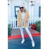 imagePRETTYGARDEN Womens Fashion Winter Coat Sherpa Fleece Faux Fur Shearling Oversized Trendy Jackets Warm OuterwearStyle One Apricot
