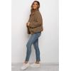imagePRETTYGARDEN Womens Fashion Winter Coat Sherpa Fleece Faux Fur Shearling Oversized Trendy Jackets Warm OuterwearStyle One Khaki
