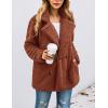 imagePRETTYGARDEN Womens Fashion Winter Coat Sherpa Fleece Faux Fur Shearling Oversized Trendy Jackets Warm OuterwearStyle Two Brown