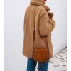 imagePRETTYGARDEN Womens Fashion Winter Coat Sherpa Fleece Faux Fur Shearling Oversized Trendy Jackets Warm OuterwearStyle Two Camel