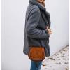 imagePRETTYGARDEN Womens Fashion Winter Coat Sherpa Fleece Faux Fur Shearling Oversized Trendy Jackets Warm OuterwearStyle Two Dark Grey