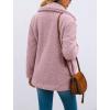 imagePRETTYGARDEN Womens Fashion Winter Coat Sherpa Fleece Faux Fur Shearling Oversized Trendy Jackets Warm OuterwearStyle Two Pink