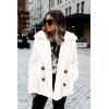 imagePRETTYGARDEN Womens Fashion Winter Coat Sherpa Fleece Faux Fur Shearling Oversized Trendy Jackets Warm OuterwearStyle Two White