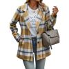 Short Style Yellow Plaid