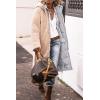 imagePRETTYGARDEN Womens 2025 Winter Fashion Clothes Oversized Shearling Fleece Long Coats JacketsLight Grey