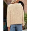 imagePRETTYGARDEN Womens Faux Fur Shearling Coat Fuzzy Fleece Button Up Trendy Fall Winter Cropped Jackets OuterwearBeige