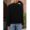 imagePRETTYGARDEN Womens Faux Fur Shearling Coat Fuzzy Fleece Button Up Trendy Fall Winter Cropped Jackets OuterwearBlack