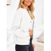 imagePRETTYGARDEN Womens Bomber Jackets Winter Trendy Varsity Jackets Shackets Button Down Cropped Coats with PocketsWhite