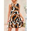 imagePRETTYGARDEN Womens 2025 Summer Boho Floral Mini Dress Sleeveless Backless Short Wedding Guest Beach Vacation SundressesFloral Black Multicolored
