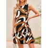 imagePRETTYGARDEN Womens 2025 Summer Boho Floral Mini Dress Sleeveless Backless Short Wedding Guest Beach Vacation SundressesFloral Black Multicolored