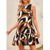 imagePRETTYGARDEN Womens 2025 Summer Boho Floral Mini Dress Sleeveless Backless Short Wedding Guest Beach Vacation SundressesFloral Black Multicolored