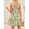 imagePRETTYGARDEN Womens 2025 Summer Boho Floral Mini Dress Sleeveless Backless Short Wedding Guest Beach Vacation SundressesFloral Grass Green Beige