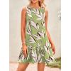 imagePRETTYGARDEN Womens 2025 Summer Boho Floral Mini Dress Sleeveless Backless Short Wedding Guest Beach Vacation SundressesFloral Grass Green Beige