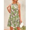 imagePRETTYGARDEN Womens 2025 Summer Boho Floral Mini Dress Sleeveless Backless Short Wedding Guest Beach Vacation SundressesFloral Grass Green Beige