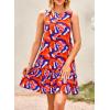 imagePRETTYGARDEN Womens 2025 Summer Boho Floral Mini Dress Sleeveless Backless Short Wedding Guest Beach Vacation SundressesFloral Orange
