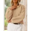 imagePRETTYGARDEN Womens Fall Sweaters 2025 Casual Loose Crewneck Ribbed Long Sleeve Top Knit Pullover SweaterApricot