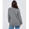 imagePRETTYGARDEN Womens Cardigan Sweaters Long Sleeve Open Front Button Up V Neck Ribbed Knit Winter Sweater JacketsGrey