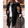 imagePRETTYGARDEN Womens Winter Faux Fur Coats Long Sleeve Lapel Button Down Pockets Fleece Sherpa Jacket Casual Trendy OuterwearBlack