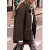 imagePRETTYGARDEN Womens Winter Faux Fur Coats Long Sleeve Lapel Button Down Pockets Fleece Sherpa Jacket Casual Trendy OuterwearCoffee