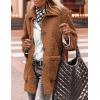 imagePRETTYGARDEN Womens Winter Faux Fur Coats Long Sleeve Lapel Button Down Pockets Fleece Sherpa Jacket Casual Trendy OuterwearGolden Camel