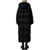 imagePRETTYGARDEN Womens Winter Long Puffer Coats Hooded Zip Up Casual Thickened Down Jackets Trendy Warm Clothes OuterwearBlack