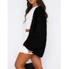 imagePRETTYGARDEN Womens Cardigan Sweaters 2025 Spring Fall Trendy Chunky Knit Outerwear Outfits Fashion Long Sleeve CardigansBlack