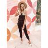 imagePRETTYGARDEN Womens Two Piece Outfit Sets Casual Summer Sleeveless Crewneck Tops and Sweatpants Active Tracksuit Lounge WearBrown