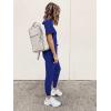 imagePRETTYGARDEN Womens Two Piece Lounge Sets 2025 Spring Summer Jogger Pants Vacation Outfits Travel Airplane Matching ClothesBlue