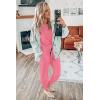 imagePRETTYGARDEN Womens Two Piece Lounge Sets 2025 Spring Summer Jogger Pants Vacation Outfits Travel Airplane Matching ClothesLight Pink