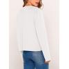 imagePRETTYGARDEN Womens Winter Cardigan Sweaters Button Down Open Front Long Sleeve Knit Cardigans Shirt Trendy OuterwearWhite