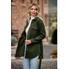 imagePRETTYGARDEN Womens Fall Fashion Winter Trench Coats Lapel Button Down Peacoat Belted Outerwear Casual JacketsArmy Green