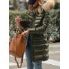 imagePRETTYGARDEN Womens Long Winter Puffer Coats Hooded Zip Up Thickened Parka Down Jackets Trendy Fashion Warm OuterwearArmy Green