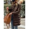 imagePRETTYGARDEN Womens Long Winter Puffer Coats Hooded Zip Up Thickened Parka Down Jackets Trendy Fashion Warm OuterwearCoffee