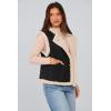 imagePRETTYGARDEN Womens Fall Fashion Faux Suede Vest Casual Sleeveless Button Down Fleece Sherpa Jacket Winter Coats OuterwearBlack