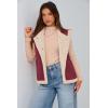 imagePRETTYGARDEN Womens Fall Fashion Faux Suede Vest Casual Sleeveless Button Down Fleece Sherpa Jacket Winter Coats OuterwearWine Red