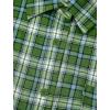 imagePRETTYGARDEN Womens Fall Long Sleeve Button Down Plaid Shirts Collared Loose Fit Cotton Casual Lightweight Shackets BlousesPlaid Sage Green