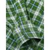 imagePRETTYGARDEN Womens Fall Long Sleeve Button Down Plaid Shirts Collared Loose Fit Cotton Casual Lightweight Shackets BlousesPlaid Sage Green