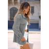 imagePRETTYGARDEN Womens Oversized Shacket Jackets Spring Fall Fashion Clothes Casual Long Sleeve Loose Collared Blouse ShirtsGrey