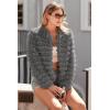 imagePRETTYGARDEN Womens Winter Coats Fashion Faux Fur Long Sleeve Fleece Shaggy Lightweight Fall Cropped Jacket OuterwearDark Grey