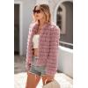 imagePRETTYGARDEN Womens Winter Coats Fashion Faux Fur Long Sleeve Fleece Shaggy Lightweight Fall Cropped Jacket OuterwearPink